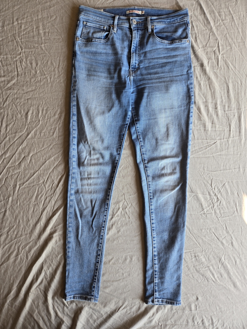 Levi's Premium Mile High Super Skinny Jeans Light Wash 30